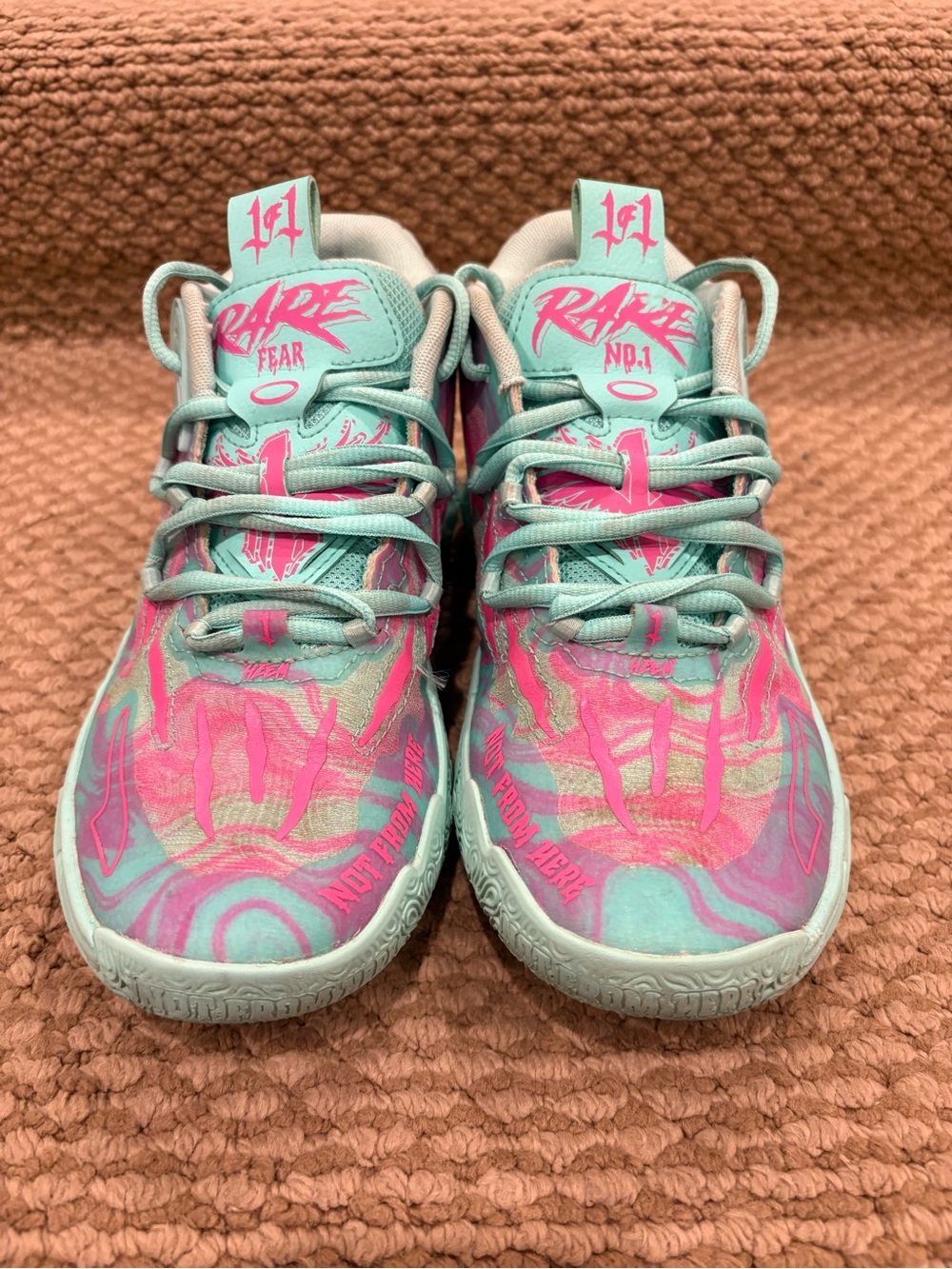Puma Kids LaMelo Ball MB.03 “Miami” Basketball Shoes Size 4.5Y